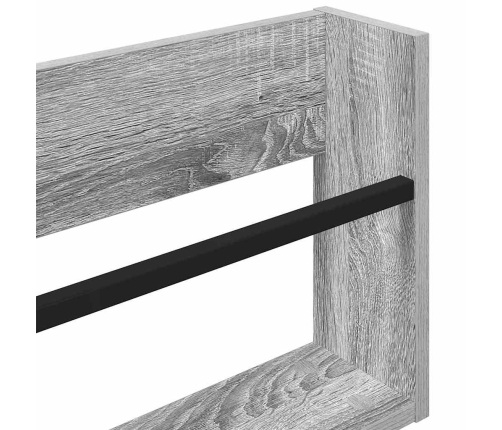 Žurnālu Statīvs Ar Plauktu 2 Pcs Pelēks Sonoma 60 X 12 X 30 Cm Vidaxl