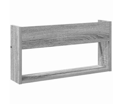 Žurnālu Statīvs Ar Plauktu 2 Pcs Pelēks Sonoma 60 X 12 X 30 Cm Vidaxl