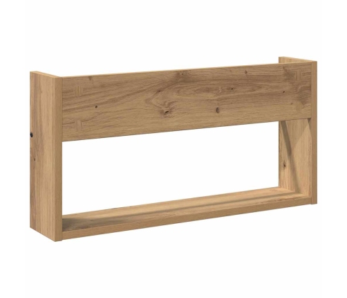 Žurnālu Statīvs Ar Plauktu Artisānā Ozols 60 X 12 X 30 Cm Vidaxl