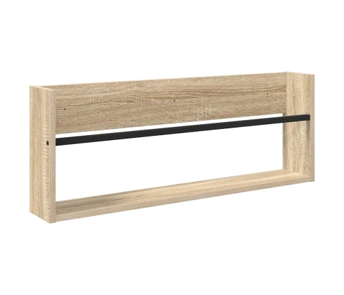 Žurnālu Statīvs Ar Plauktu 2 Pcs Sonoma Ozols 80 X 12 X 30 Cm Vidaxl