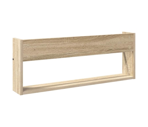 Žurnālu Statīvs Ar Plauktu 2 Pcs Sonoma Ozols 80 X 12 X 30 Cm Vidaxl