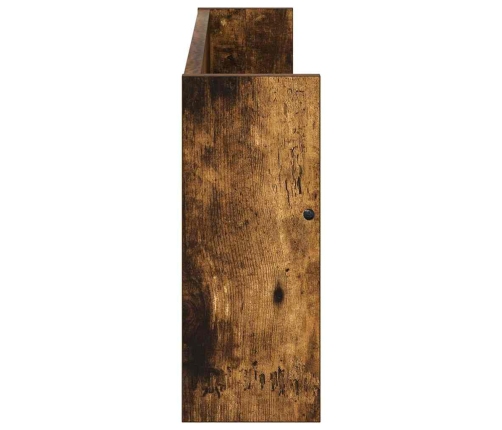 Žurnālu Statīvs Dūmaka Ozols 80 X 12 X 30 Cm Inženierijas Koks Vidaxl