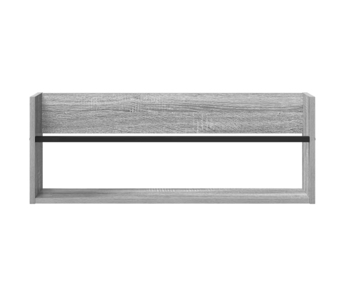 Žurnālu Statīvs Ar Plauktu 2 Pcs Pelēks Sonoma 80 X 12 X 30 Cm Vidaxl