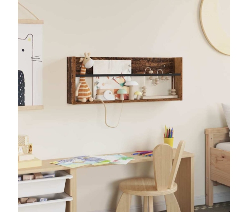 Žurnālu Statīvs Vecs Koks 80 X 12 X 30 Cm Inženierijas Koks Vidaxl