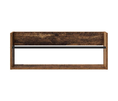 Žurnālu Statīvs Vecs Koks 80 X 12 X 30 Cm Inženierijas Koks Vidaxl