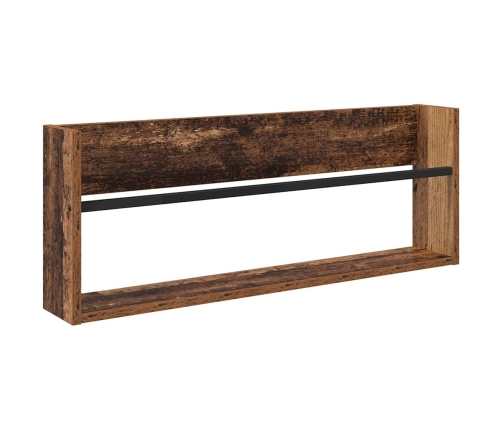 Žurnālu Statīvs Ar Plauktu 2 Pcs Vecs Koks 80 X 12 X 30 Cm Vidaxl