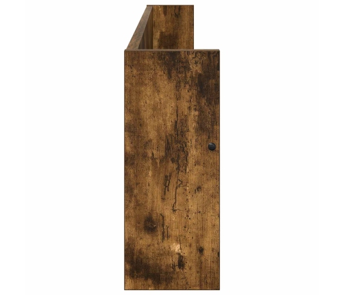 Žurnālu Statīvs Dūmaka Ozols 100 X 12 X 30 Cm Inženierijas Koks Vidaxl