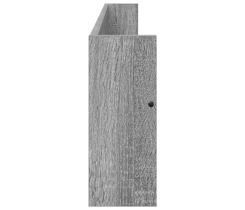 Žurnālu Statīvs Ar Plauktu 2 Pcs Pelēks Sonoma 100 X 12 X 30 Cm Vidaxl