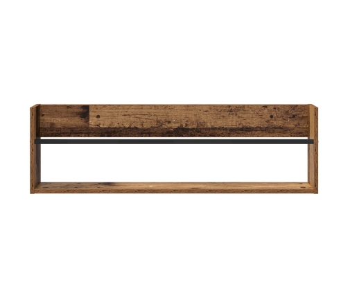 Žurnālu Statīvs Ar Plauktu 2 Pcs Vecs Koks 100 X 12 X 30 Cm Vidaxl