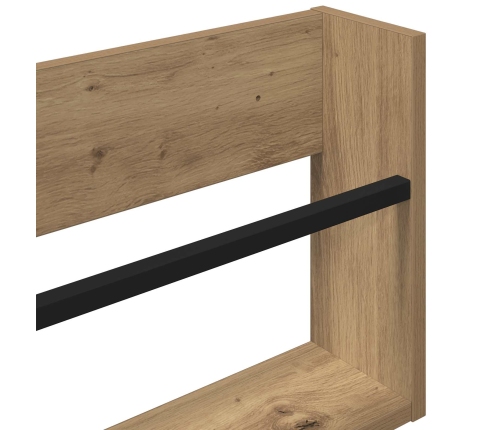 Žurnālu Statīvs 2 Pcs Artisānā Ozols 100 X 12 X 30 Cm Vidaxl