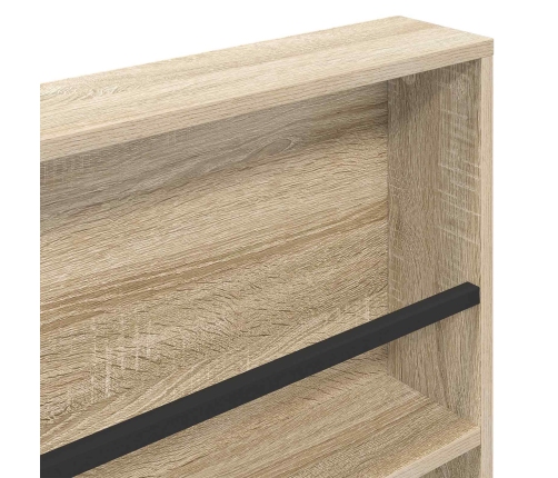 Žurnālu Statīvs Ar Plauktu 2 Pcs Sonoma Ozols 60 X 12 X 70 Cm Vidaxl