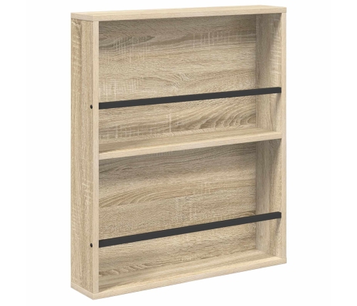 Žurnālu Statīvs Ar Plauktu 2 Pcs Sonoma Ozols 60 X 12 X 70 Cm Vidaxl