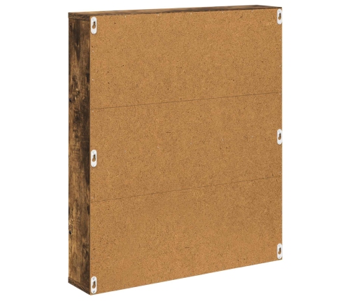 Žurnālu Statīvs Dūmaka Ozols 60 X 12 X 70 Cm Inženierijas Koks Vidaxl