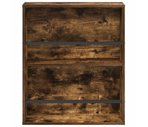 Žurnālu Statīvs Dūmaka Ozols 60 X 12 X 70 Cm Inženierijas Koks Vidaxl