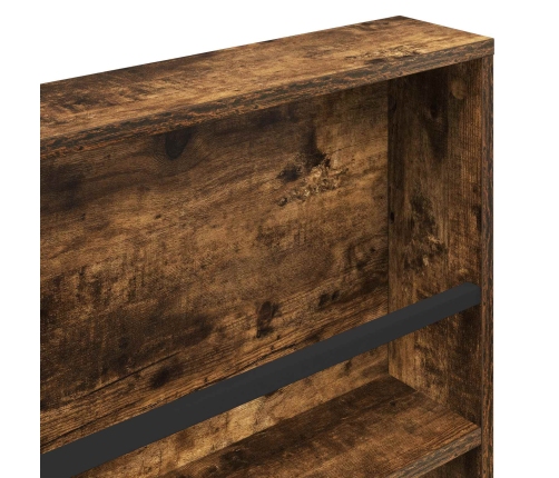 Žurnālu Statīvs Ar Plauktu 2 Pcs Dūmaka Ozols 60 X 12 X 70 Cm Vidaxl