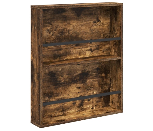 Žurnālu Statīvs Ar Plauktu 2 Pcs Dūmaka Ozols 60 X 12 X 70 Cm Vidaxl