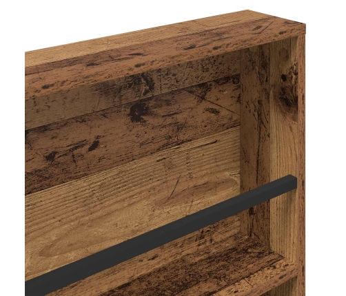 Žurnālu Statīvs Ar Plauktu 2 Pcs Vecs Koks 60 X 12 X 70 Cm Vidaxl