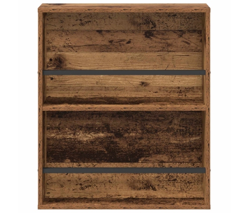 Žurnālu Statīvs Ar Plauktu 2 Pcs Vecs Koks 60 X 12 X 70 Cm Vidaxl