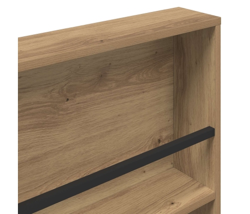 Žurnālu Statīvs Ar Plauktu 2 Pcs Artisānā Ozols 60 X 12 X 70 Cm Vidaxl