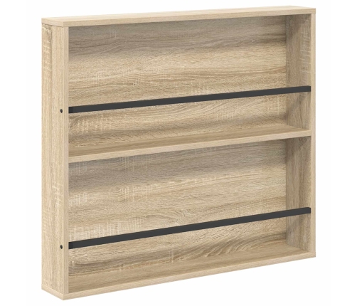 Žurnālu Statīvs Ar Plauktu 2 Pcs Sonoma Ozols 80 X 12 X 70 Cm Vidaxl