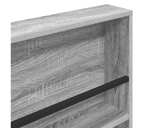 Žurnālu Statīvs Ar Plauktu 2 Pcs Pelēks Sonoma 80 X 12 X 70 Cm Vidaxl