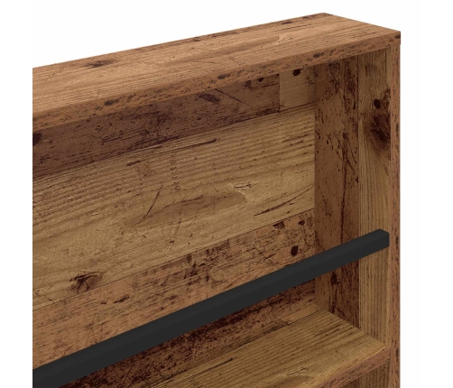 Žurnālu Statīvs Ar Plauktu 2 Pcs Vecs Koks 80 X 12 X 70 Cm Vidaxl