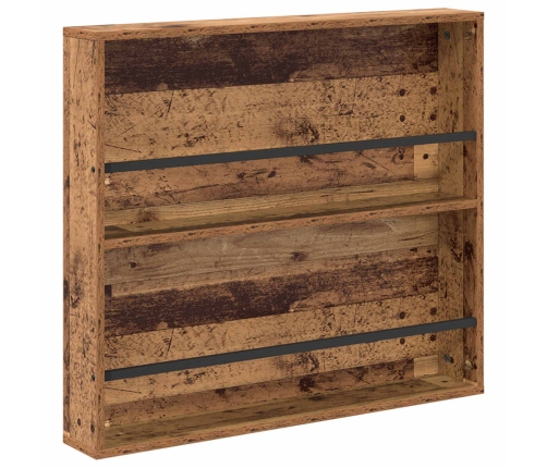 Žurnālu Statīvs Ar Plauktu 2 Pcs Vecs Koks 80 X 12 X 70 Cm Vidaxl