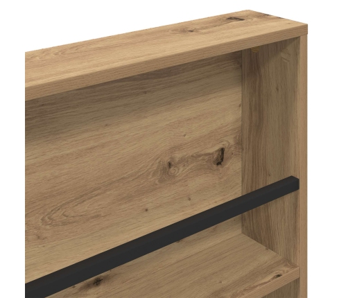 Žurnālu Statīvs Ar Plauktu 2 Pcs Artisānā Ozols 80 X 12 X 70 Cm Vidaxl