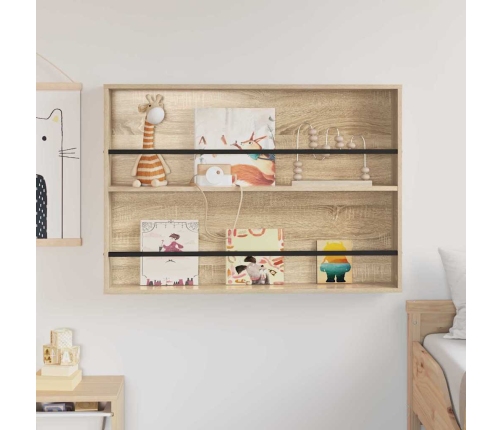 Žurnālu Statīvs Sonoma Ozols 100 X 12 X 70 Cm Inženierijas Koks Vidaxl