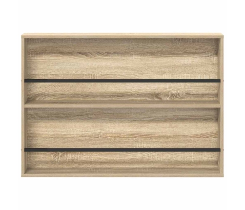 Žurnālu Statīvs Ar Plauktu 2 Pcs Sonoma Ozols 100 X 12 X 70 Cm Vidaxl