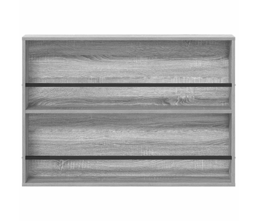 Žurnālu Statīvs Ar Plauktu 2 Pcs Pelēks Sonoma 100 X 12 X 70 Cm Vidaxl