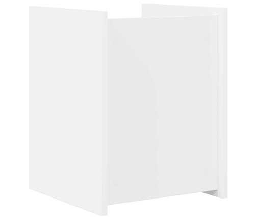 Žurnālu Statīvs Balts 35 X 35 X 45 Cm Inženierijas Koks Vidaxl