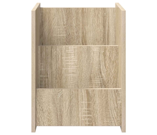 Žurnālu Statīvs Sonoma Ozols 35 X 35 X 45 Cm Inženierijas Koks Vidaxl