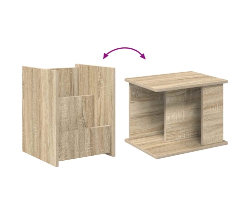 Žurnālu Statīvs Sonoma Ozols 35 X 35 X 45 Cm Inženierijas Koks Vidaxl