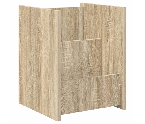 Žurnālu Statīvs Sonoma Ozols 35 X 35 X 45 Cm Inženierijas Koks Vidaxl