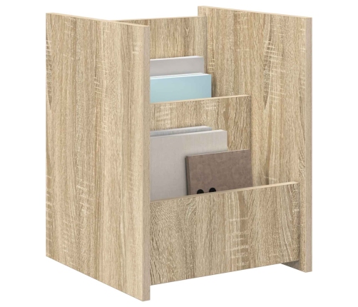 Žurnālu Statīvs Sonoma Ozols 35 X 35 X 45 Cm Inženierijas Koks Vidaxl