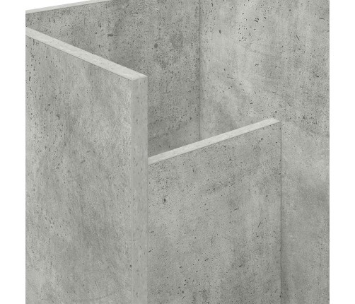 Žurnālu Statīvs Betona Pelēks 35 X 35 X 45 Cm Inženierijas Koks Vidaxl