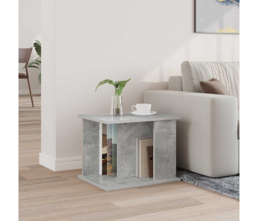 Žurnālu Statīvs Betona Pelēks 35 X 35 X 45 Cm Inženierijas Koks Vidaxl