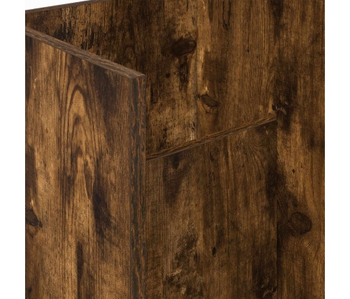 Žurnālu Statīvs Dūmaka Ozols 35 X 35 X 45 Cm Inženierijas Koks Vidaxl