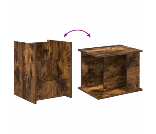 Žurnālu Statīvs Dūmaka Ozols 35 X 35 X 45 Cm Inženierijas Koks Vidaxl