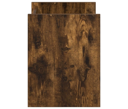 Žurnālu Statīvs Dūmaka Ozols 35 X 35 X 45 Cm Inženierijas Koks Vidaxl