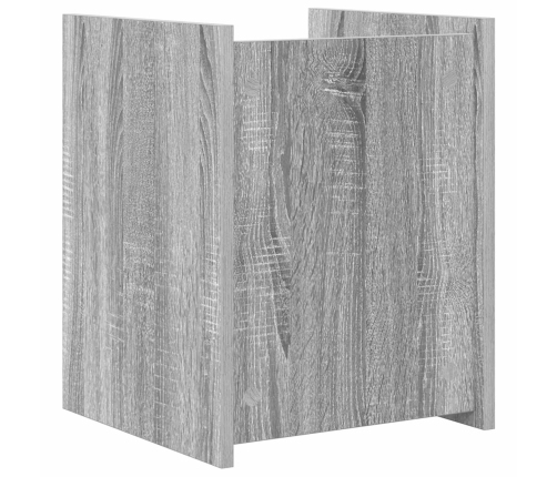 Žurnālu Statīvs Pelēks Sonoma 35 X 35 X 45 Cm Inženierijas Koks Vidaxl