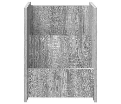 Žurnālu Statīvs Pelēks Sonoma 35 X 35 X 45 Cm Inženierijas Koks Vidaxl