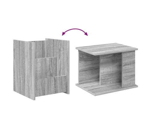 Žurnālu Statīvs Pelēks Sonoma 35 X 35 X 45 Cm Inženierijas Koks Vidaxl