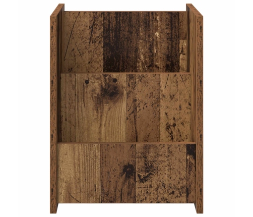 Žurnālu Statīvs Vecs Koks 35 X 35 X 45 Cm Inženierijas Koks Vidaxl