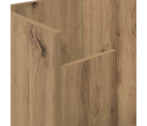 Žurnālu Statīvs Ar Plauktu Artisānā Ozols 35 X 35 X 45 Cm Vidaxl