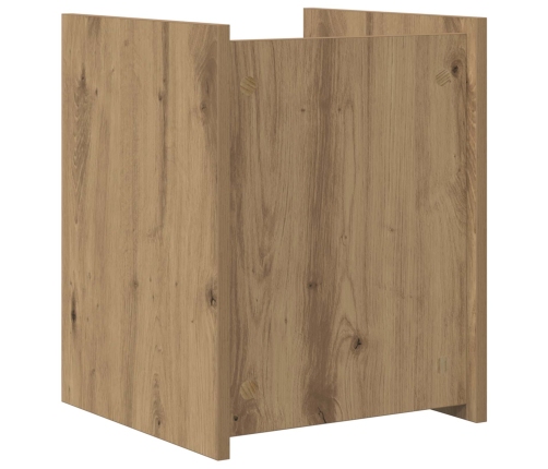 Žurnālu Statīvs Ar Plauktu Artisānā Ozols 35 X 35 X 45 Cm Vidaxl