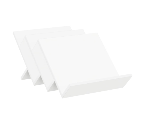 Žurnālu Statīvs Balts 53 X 40 X 28.5 Cm Inženierijas Koks Vidaxl