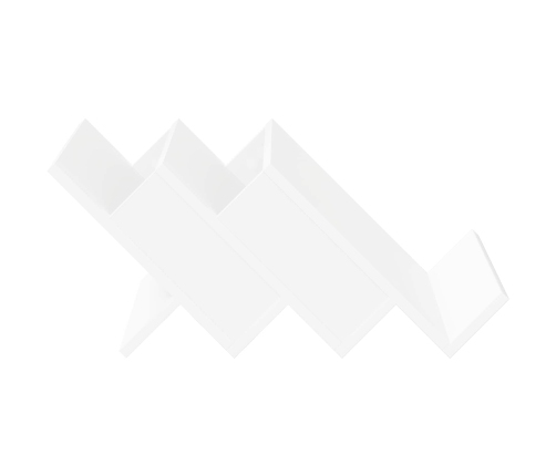 Žurnālu Statīvs Balts 53 X 40 X 28.5 Cm Inženierijas Koks Vidaxl