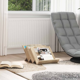 Žurnālu Statīvs Ar Plauktu Sonoma Ozols 53 X 40 X 28.5 Cm Vidaxl